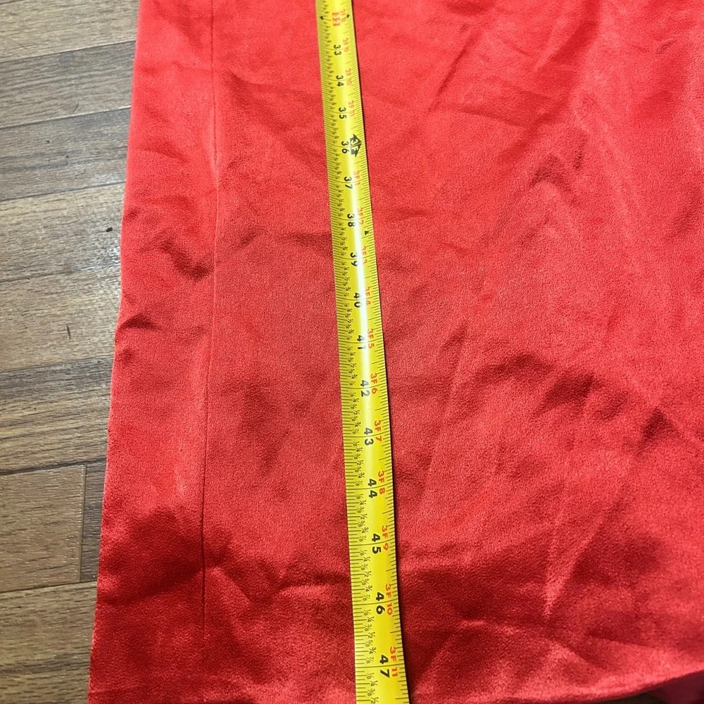 Alice + Olivia Vibrant Red One-Shoulder Dress - Picture 9 of 14